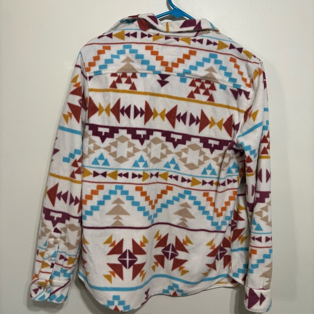 Patterned button up Jacket with Multicolor Design - Picture 4 of 5